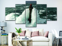 Stormy Lighthouse Ocean Wall Art Canvas Decor Printing