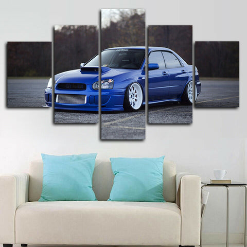 Subaru Impreza WRX STI Tuning Wall Art Canvas Decor Printing