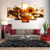 Image of Sunflower in Sunshine Wall Art Canvas Decor Printing