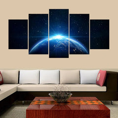 Sunrise The Earth Wall Art Canvas Decor Printing