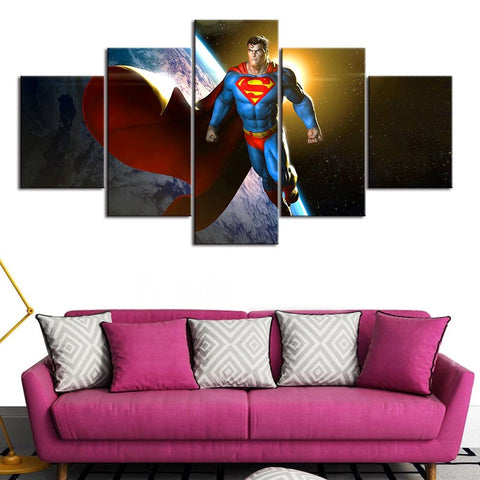 Superman DC Comics Wall Art Canvas Decor Printing