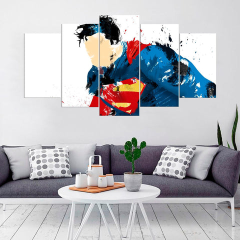 Superman Super Hero DC comic Wall Art Canvas Decor Printing