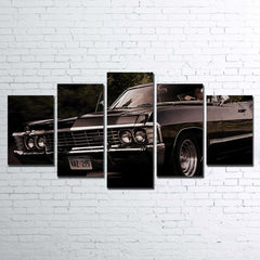 Supernatural Impala Classic Car Wall Art Canvas Decor Printing