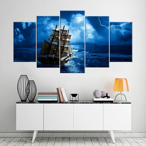 The Ghost Ship Wall Art Canvas Decor Printing