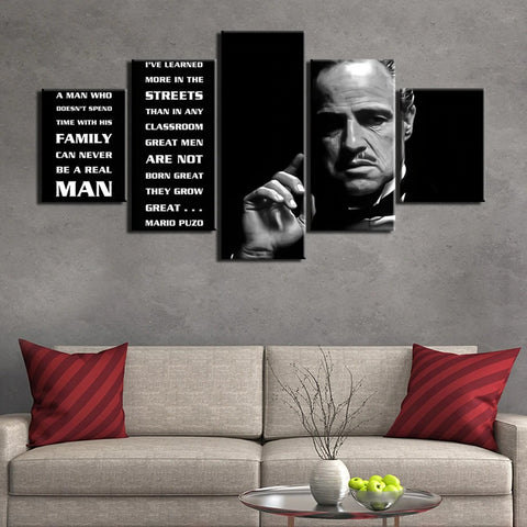 The Godfather Marlon Brando Wall Art Canvas Decor Printing