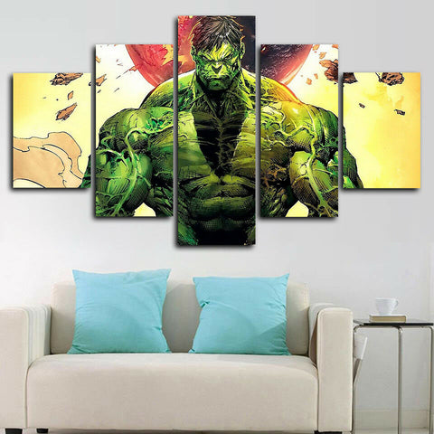 The Hulk Comics Super Hero Wall Art Canvas Decor Printing