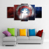 Image of The Indestructible Shield Wall Art Canvas Decor Printing