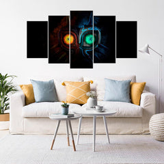 The Legend of Zelda Green and Orange Owl Wall Art Canvas Decor Printing