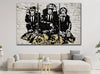Image of Three Wise Monkeys See-Hear-Speak No Wall Art Canvas Print Decor