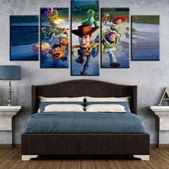 Toy Story Characters Wall Art Canvas Decor Printing