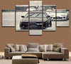 Image of Toyota Supra MK3 Drift Cars Wall Art Canvas Decor Printing
