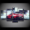 Image of Toyota Supra Red Car Wall Art Canvas Decor Printing