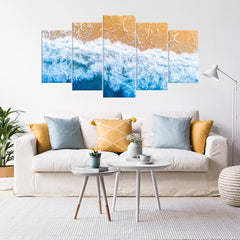 Tropical Beach Ocean Palm Coast Florida Wall Art Canvas Decor Printing