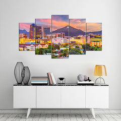 Tucson Arizona City Wall Art Canvas Decor Printing