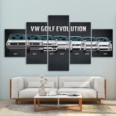 Vintage Retro Hot VW Sports Car Wall Art Canvas Decor Printing