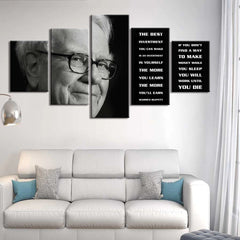 Warren Buffett Quotes Wall Art Canvas Decor Printing