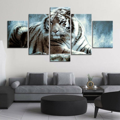 Wild Tiger Scenery Wall Art Canvas Decor Printing