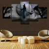 Image of Witch Shadow in Halloween Night Wall Art Canvas Decor Printing