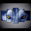 Image of Wolf Eyes Wall Art Canvas Decor Printing