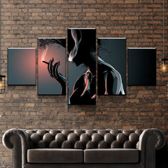 Women Smoke Cigar Wall Art Canvas Decor Printing