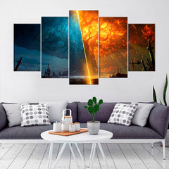 World Of Warcraft Battle for Azeroth Wall Art Canvas Decor Printing