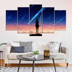 Your Name Anime Nursery Wall Art Canvas Decor Printing