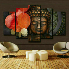 Zen Buddha Meditation Statue Wall Art Canvas Decor Printing