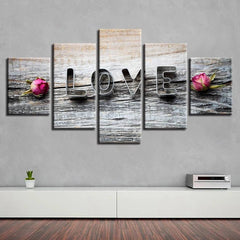 love Letter Wall Art Canvas Decor Printing