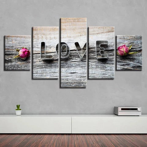 love Letter Wall Art Canvas Decor Printing