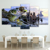 Image of Bass Fishing Wall Art Canvas Print Decor - DelightedStore