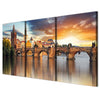 Image of PRAGUE Stone Bridge Wall Art Canvas Print Decor