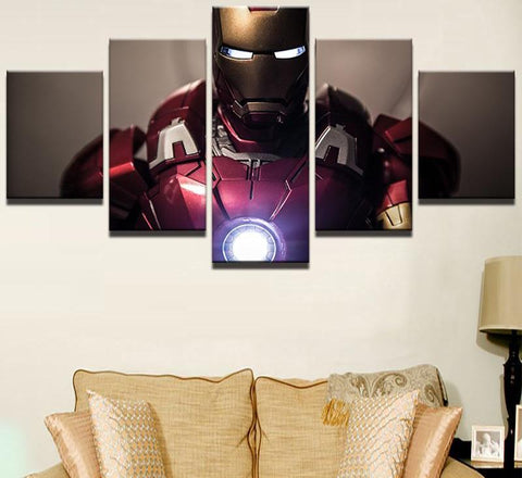 Iron Man Superhero Movie Wall Art Canvas Print Decoration - DelightedStore