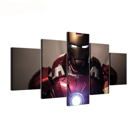 Iron Man Superhero Movie Wall Art Canvas Print Decoration - DelightedStore