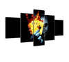 Image of Batman Joker Flame Poker Wall Art Canvas Print Decor - DelightedStore