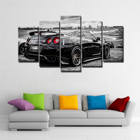 Nissan Flashy GTR Wall Art Canvas Print Decor - DelightedStore