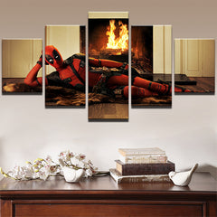 Funny Deadpool Movie Wall Art Canvas Print Decoration - DelightedStore