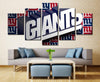 Image of New York Giants Wall Art Canvas Print Decor - DelightedStore