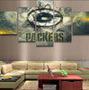 Image of Green Bay Packers Wall Art Canvas Print Decor - DelightedStore