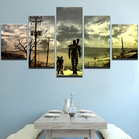 Fallout 4 The Wanderer Game Wall Art Canvas Print Decoration - DelightedStore