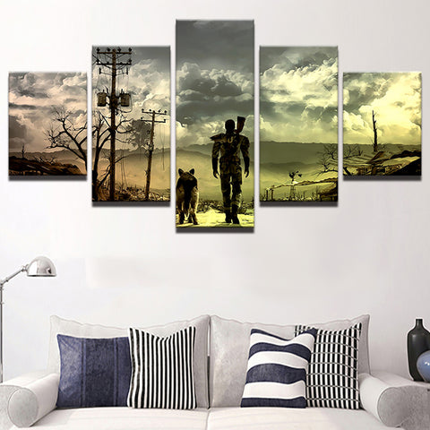 Fallout 4 The Wanderer Game Wall Art Canvas Print Decoration - DelightedStore