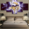 Image of Minnesota Vikings Wall Art Canvas Print Decor - DelightedStore