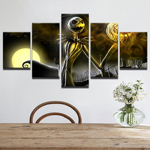 Nightmare Before Christmas Wall Art Decor Canvas Printing - DelightedStore