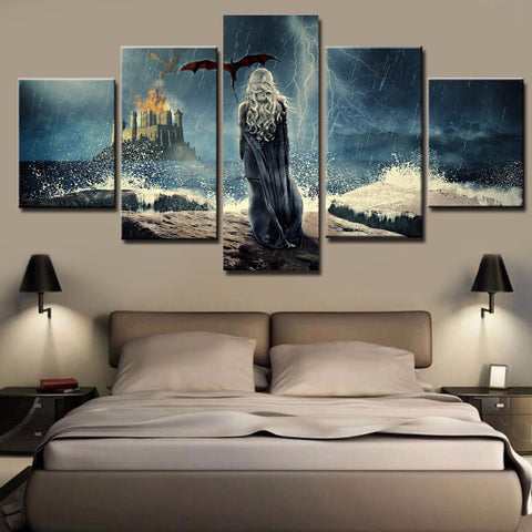 Game Of Thrones Wall Art Canvas Print Decor - DelightedStore