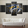 Image of Nashville Predators Sports Wall Art Canvas Print Decor - DelightedStore