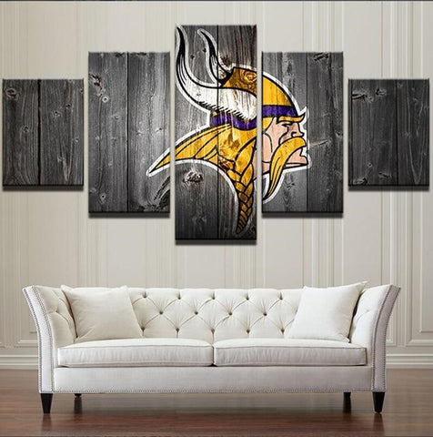 Minnesota Vikings Sports Wall Art Canvas Print Decor