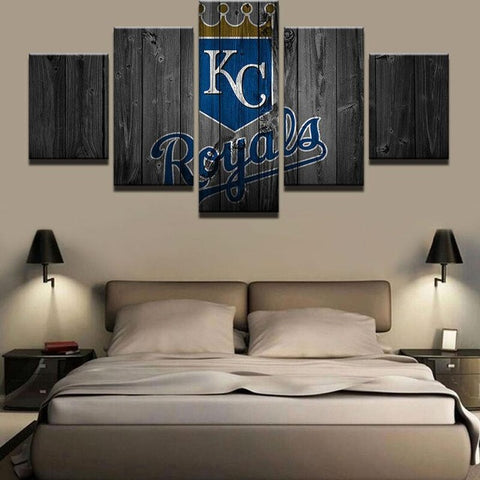 Kansas City Royals Sports Wall Art Canvas Print Decor - DelightedStore