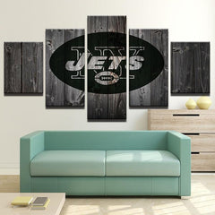 New York Jets Sports Wall Art Canvas Print Decor - DelightedStore