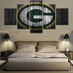 Green Bay Packers Sports Wall Art Canvas Print Decor - DelightedStore