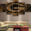 Image of Green Bay Packers Wall Art Canvas Print Decor - DelightedStore