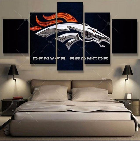 Denver Broncos Wall Art Canvas Print Decor